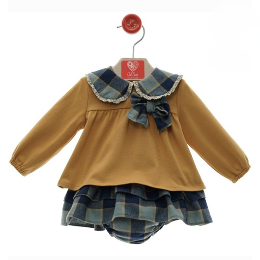 CONJUNTO BEBE RANITA ART.1832 F.GANCHILLO - DEL SUR