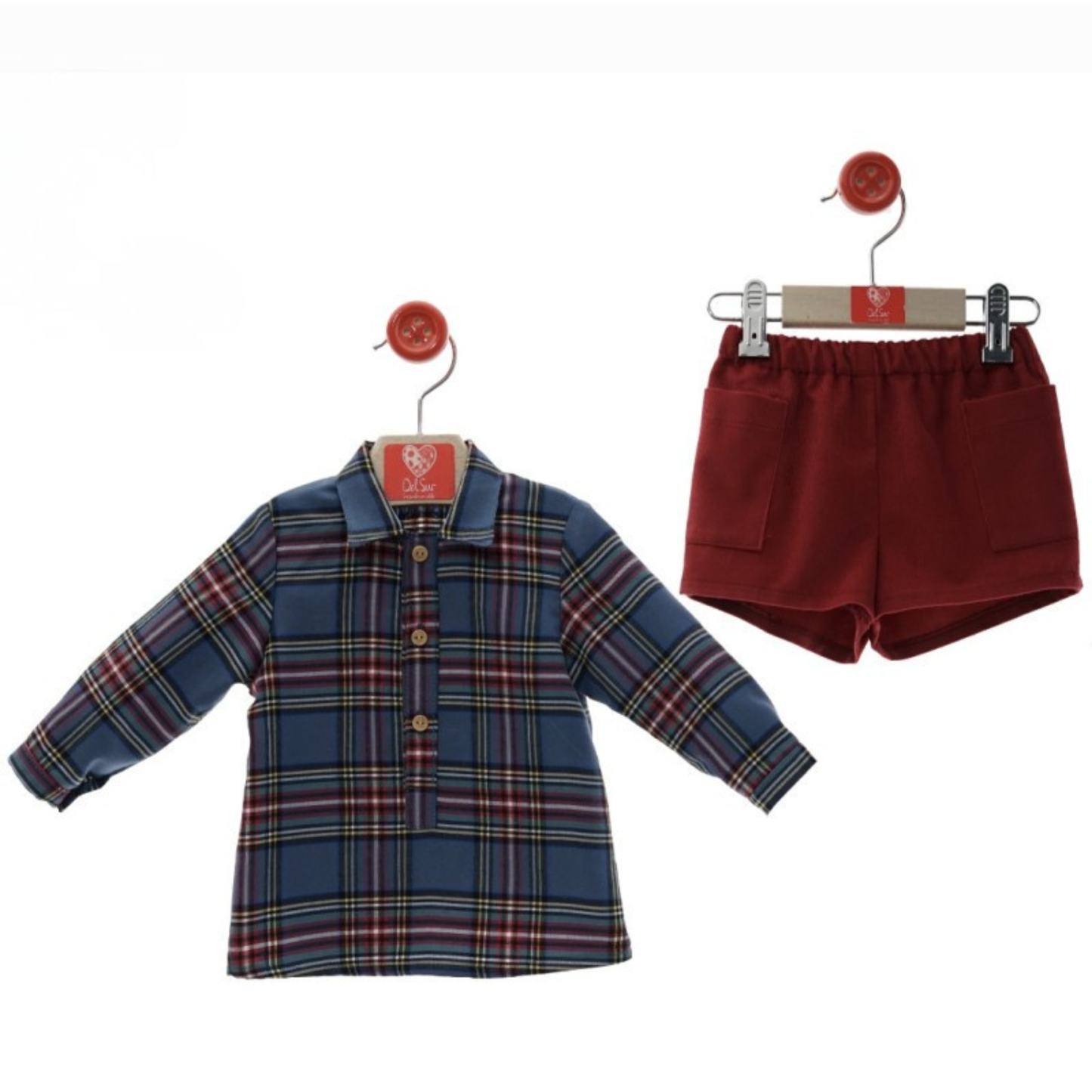 CONJUNTO BEBE PANT. CORTO ART.1873 F.CINTAS - DEL SUR