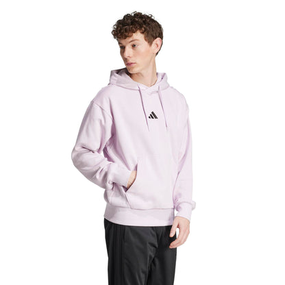 HOODIE MEN M FEELCOZY HD ICE LAVENDER/BLACK - ADIDAS