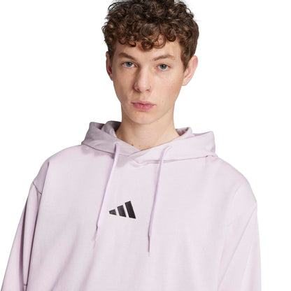 HOODIE MEN M FEELCOZY HD ICE LAVENDER/BLACK - ADIDAS
