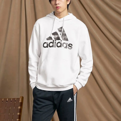 HOODIE MEN M CAMO HD WHITE - ADIDAS