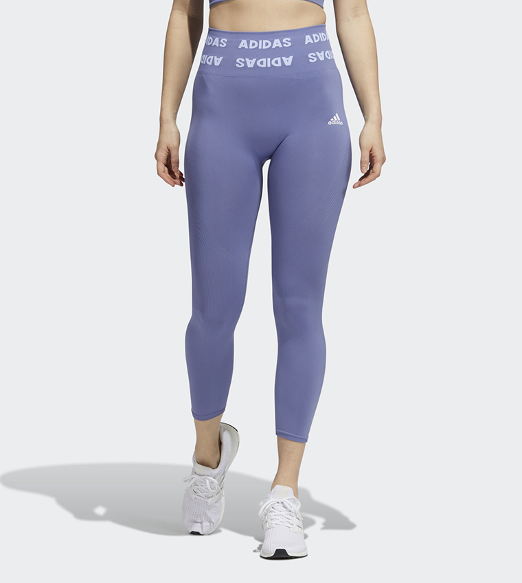 LEGGINS AEROKNIT 78 T ORBIT VIOLET - ADIDAS