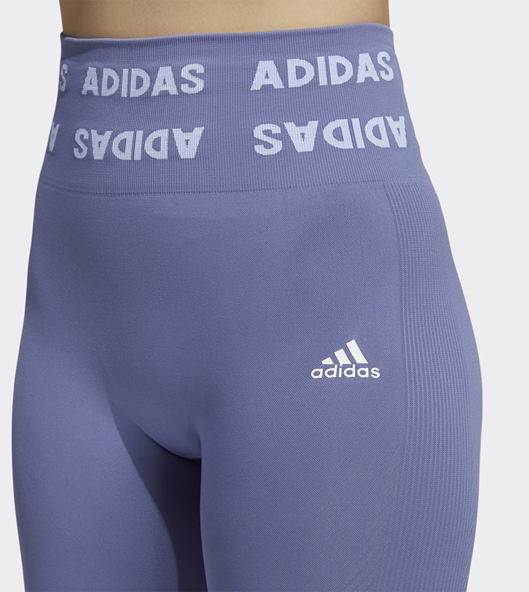 LEGGINS AEROKNIT 78 T ORBIT VIOLET - ADIDAS