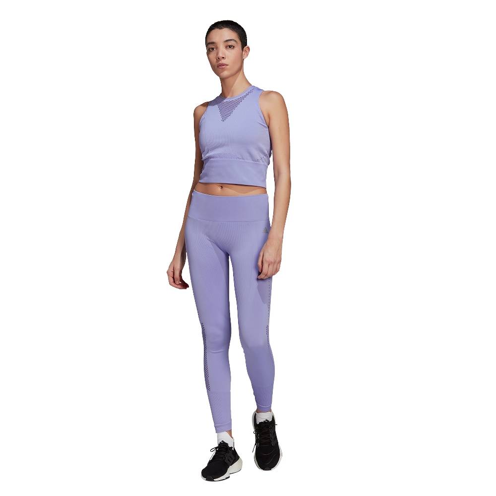 LEGGINS AEROKNIT TIGHT LIGHT PURPLE - ADIDAS