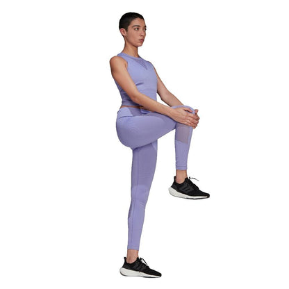 LEGGINS AEROKNIT TIGHT LIGHT PURPLE - ADIDAS