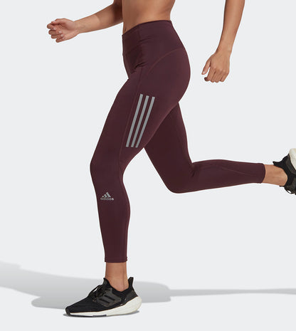 LEGGINS OTR 7/8 TGT SHADOW MAROON - ADIDAS