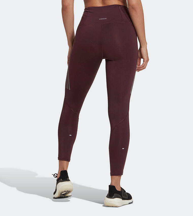 LEGGINS OTR 7/8 TGT SHADOW MAROON - ADIDAS
