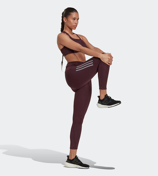LEGGINS OTR 7/8 TGT SHADOW MAROON - ADIDAS