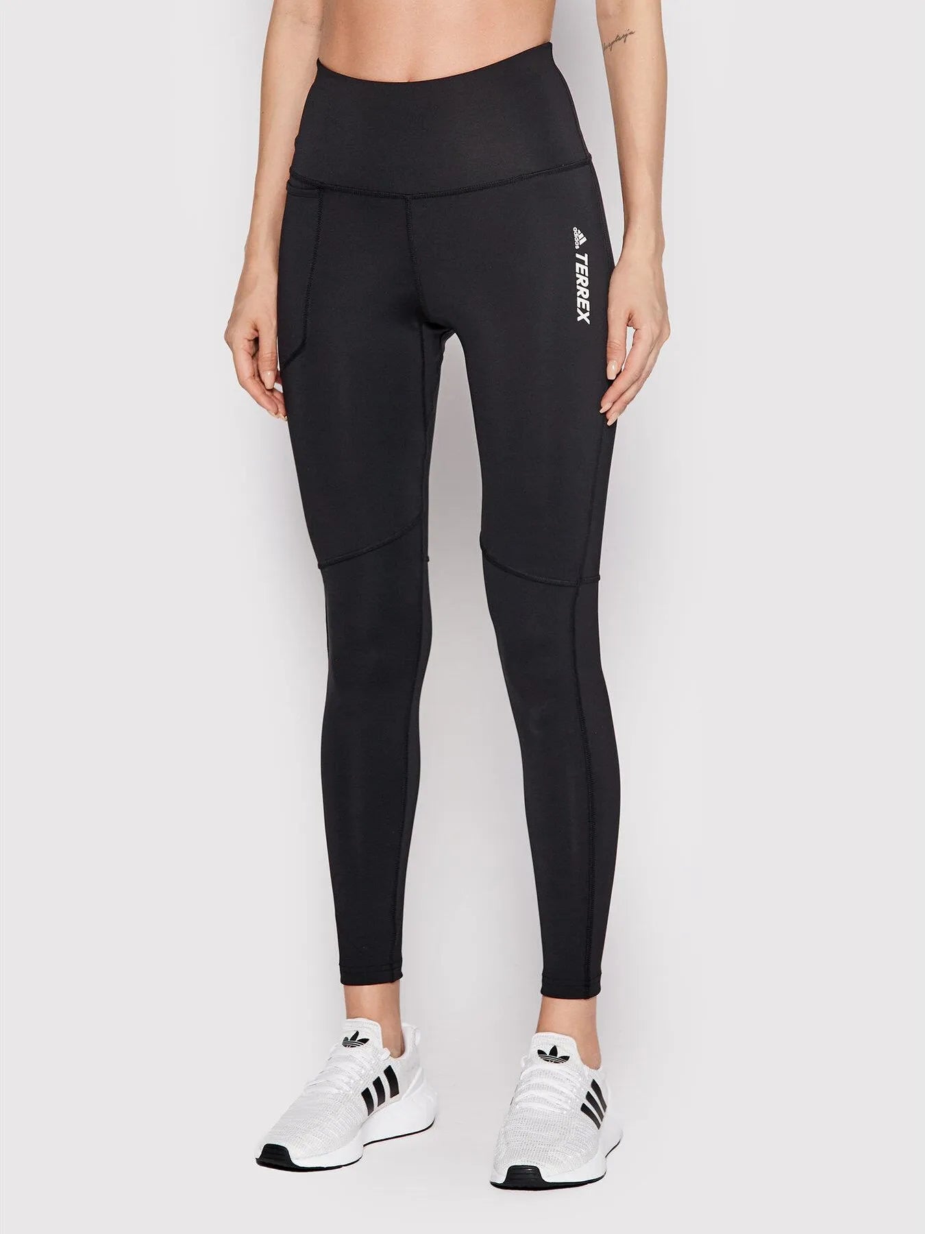 LEGGINS W MT TIGHTS BLACK/BLACK - ADIDAS