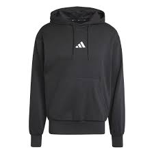 HOODIE MEN M FEELCOZY HD BLACK/WHITE - ADIDAS