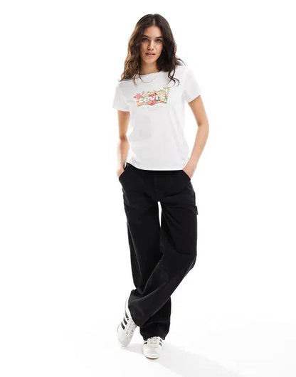 CAMISETA WOMAN WHITE FLOWER - LEVIS
