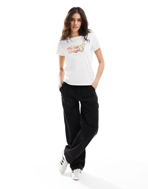 CAMISETA WOMAN WHITE FLOWER - LEVIS