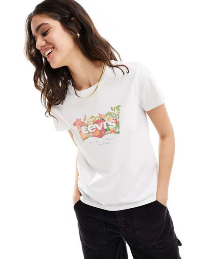 CAMISETA WOMAN WHITE FLOWER - LEVIS