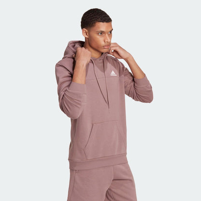 HOODIE MEN M FL RECBOS HD WONDER OXIDE - ADIDAS